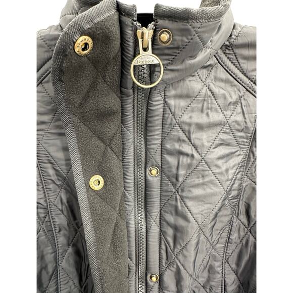 Barbour Quilted Black Vest Cavalry Gilet Size: 4 - Picture 4 of 8